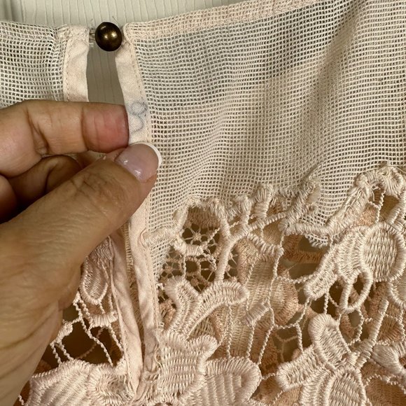 Anthrolopogie Holding Horses Magnolia Lace Ivory Dress Size 0 - Picture 12 of 15